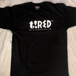 Tired skateboarding company Tee size M